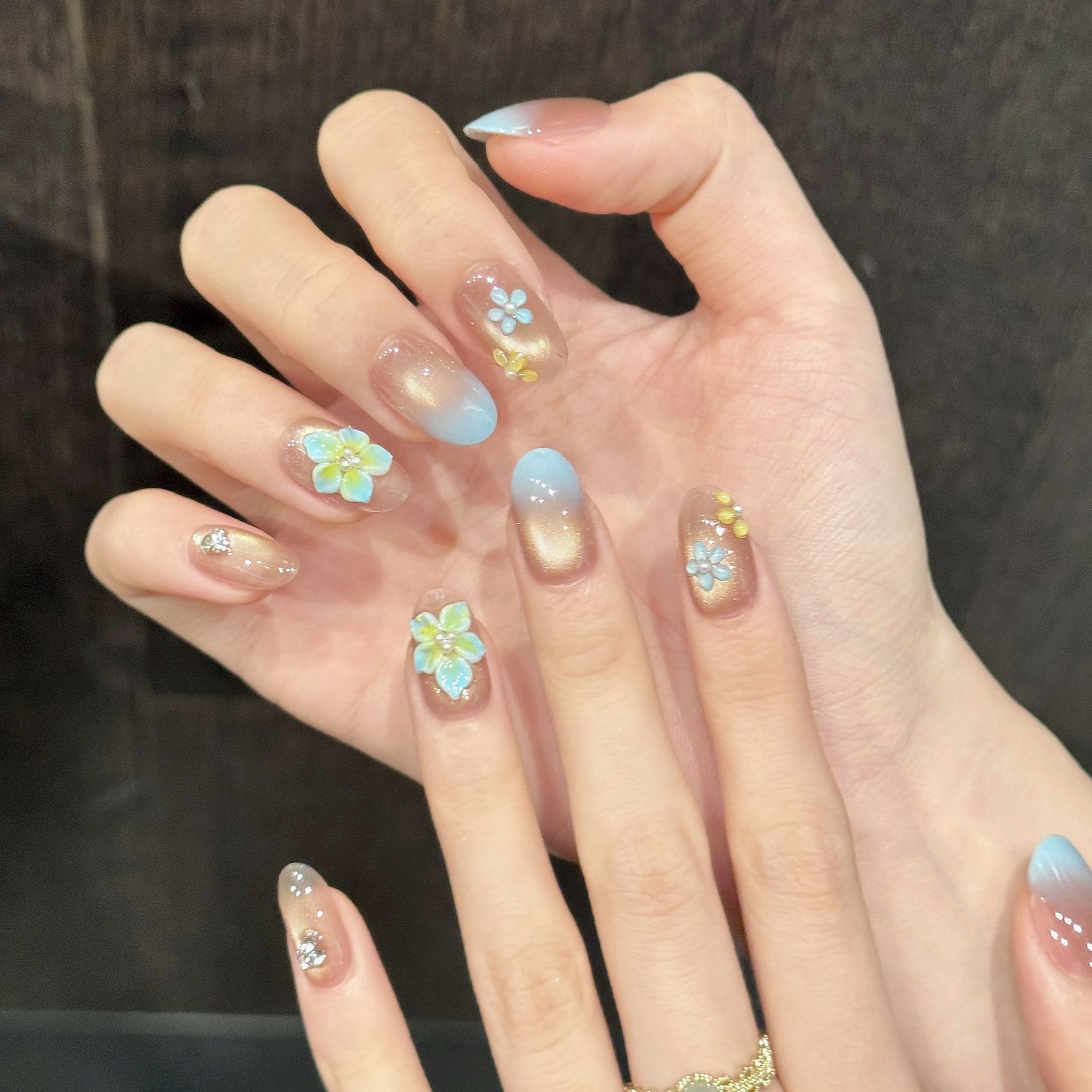10pcs Pure Hand Pressed Short  - مراجعة Resin Art Flower وسعره