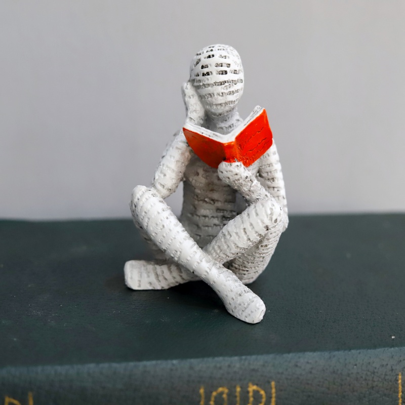 1Pc, Reading Paper Pulp Woman  - مراجعة Resin Art Workshop وسعره