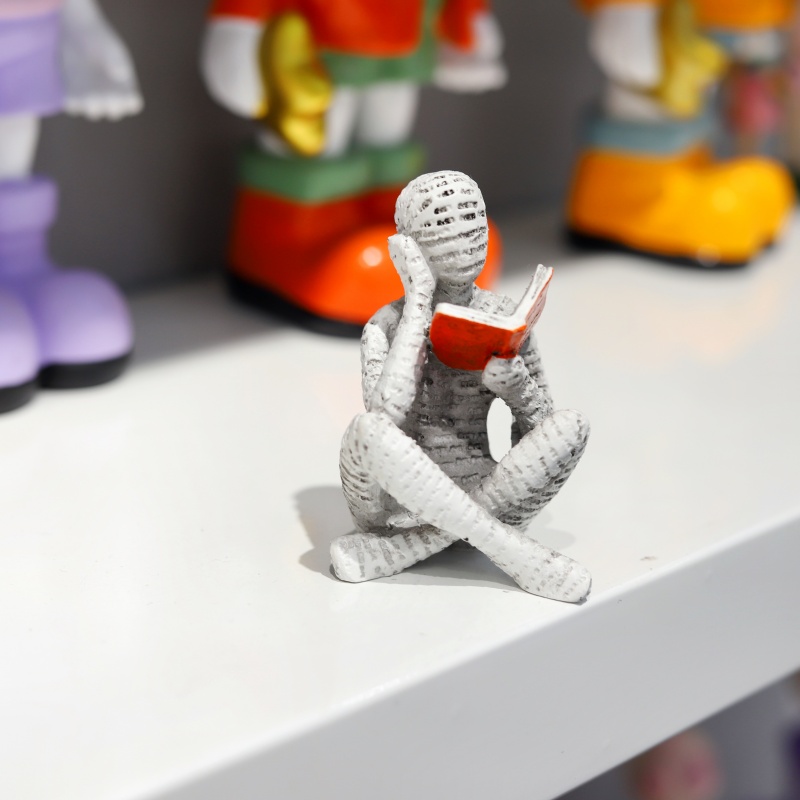 1Pc, Reading Paper Pulp Woman  - مراجعة Resin Art Workshop وسعره