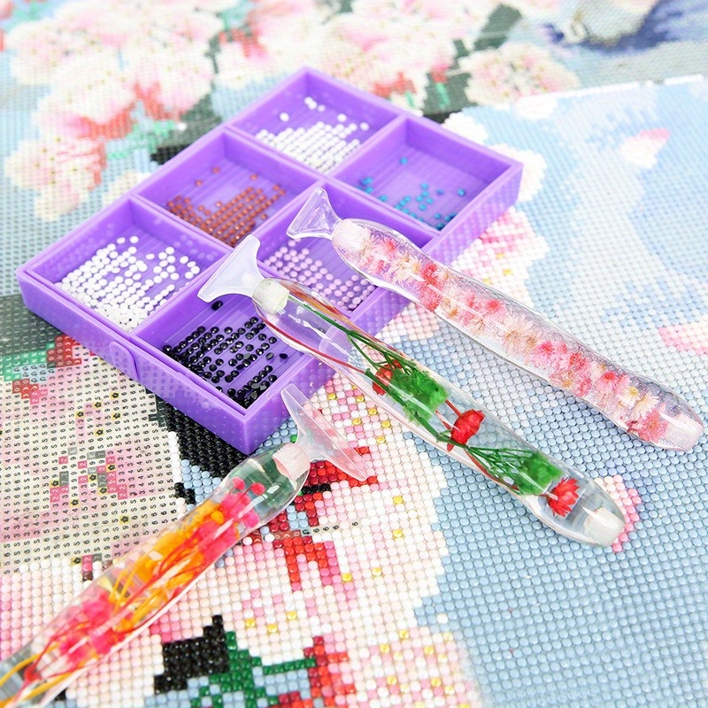 1set Flower Design Resin 5D Di - مراجعة Resin Art Flower وسعره