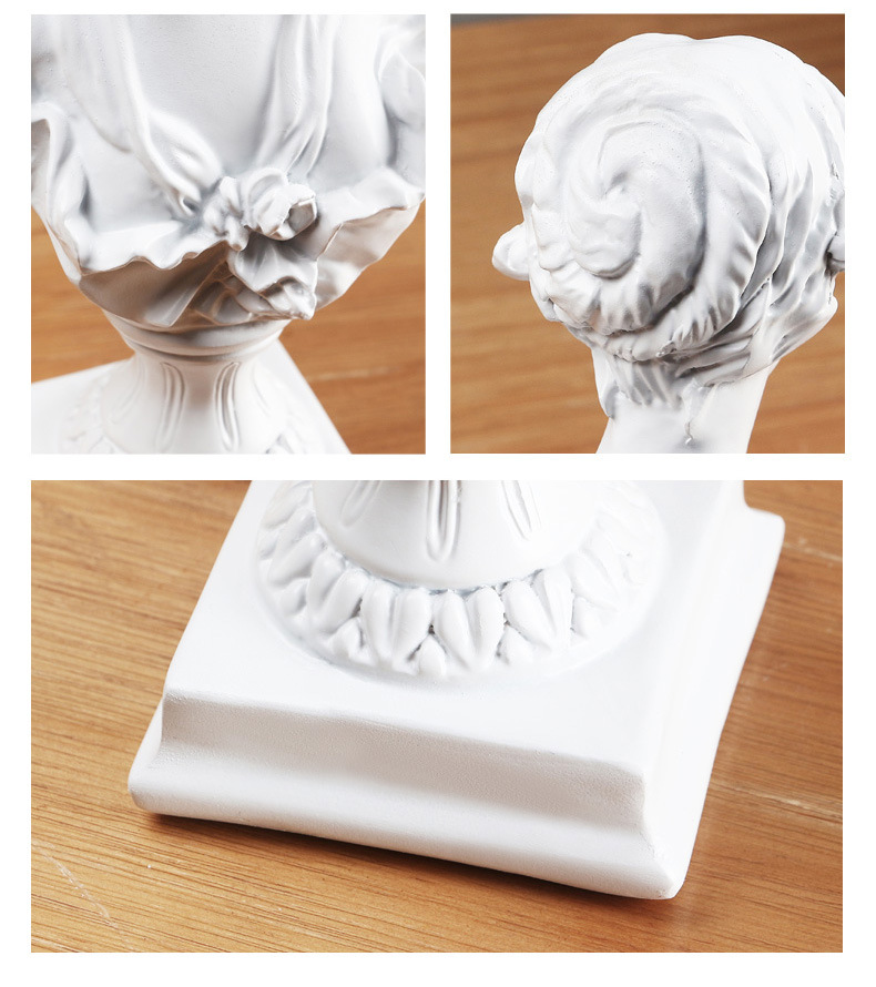 1pc Goddess Bust Statue Classi - مراجعة Resin Art Table Top وسعره